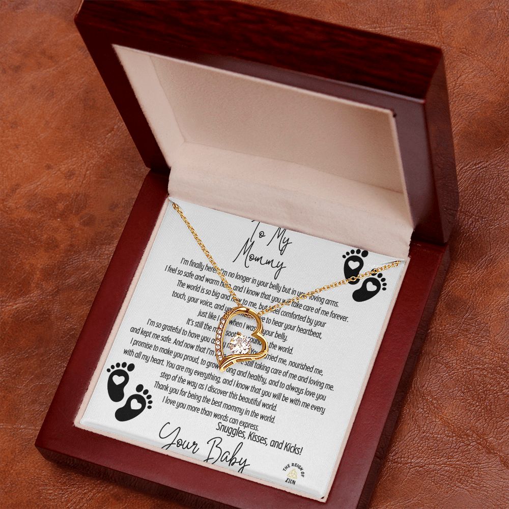 My Forever Love Necklace To My Mommy From Your Baby