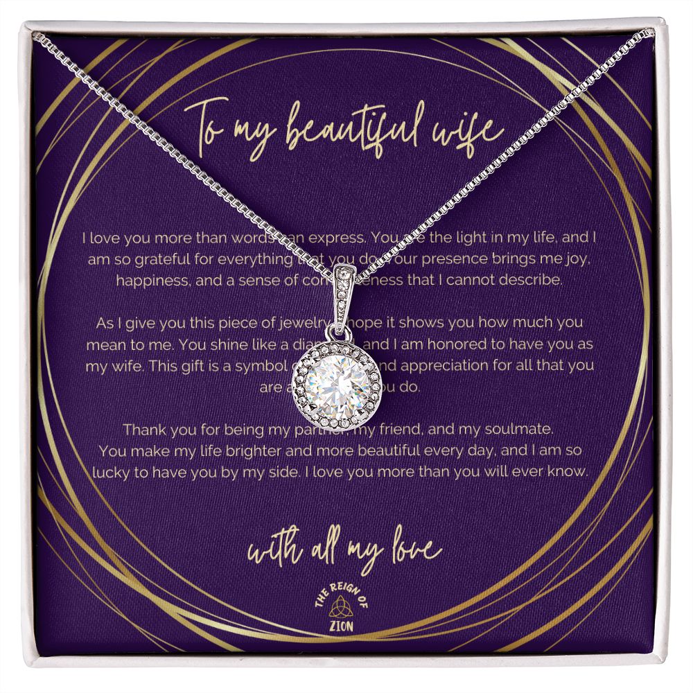 Eternal Hope Necklace: To My Beautiful Wife