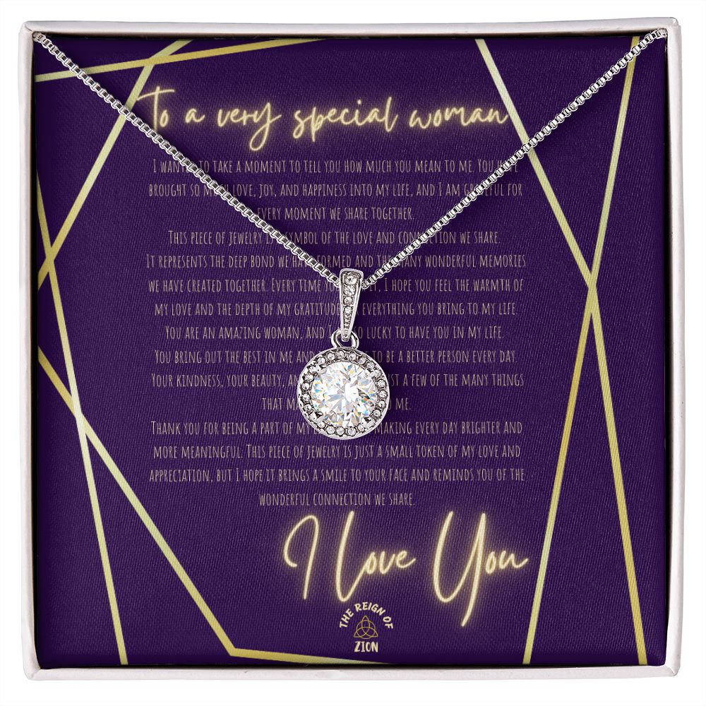 Eternal Hop Necklace: To a Very Special Woman
