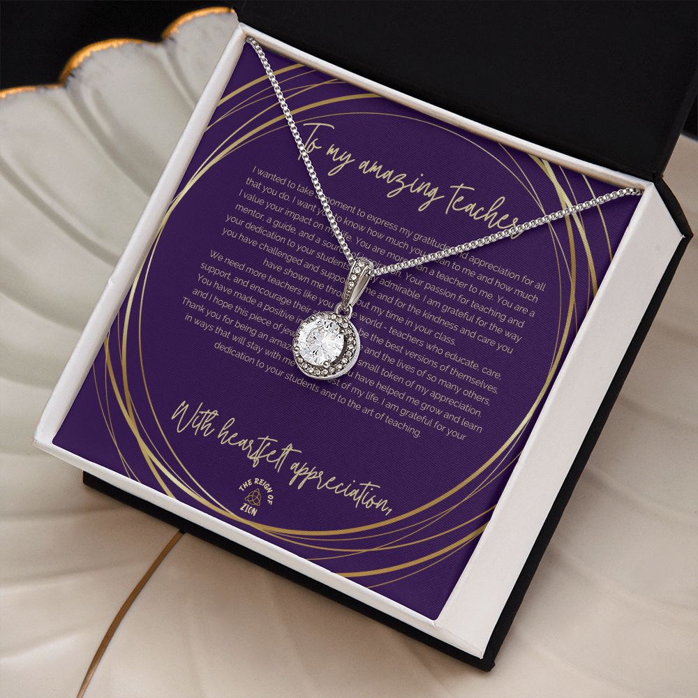 Eternal Hope Necklace: To My Amazing Teacher