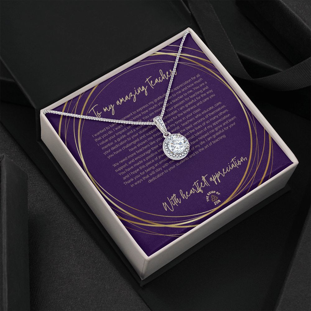 Eternal Hope Necklace: To My Amazing Teacher