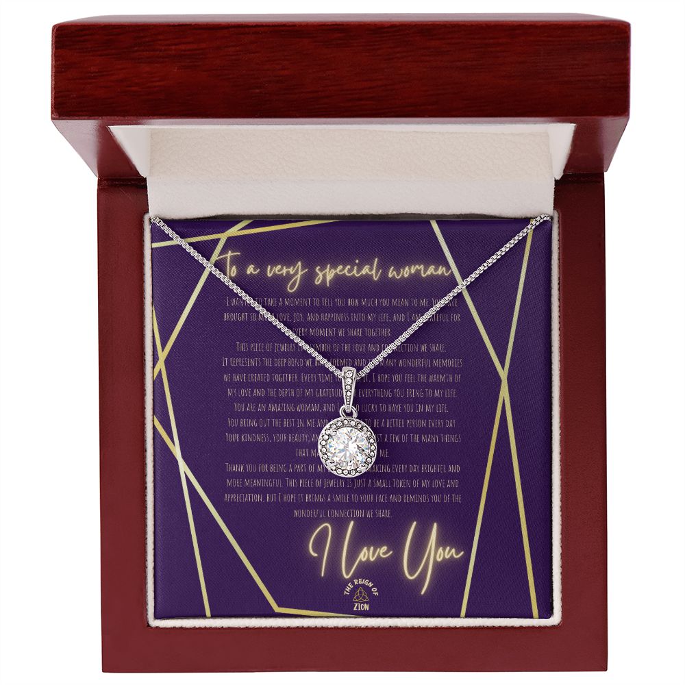 Eternal Hop Necklace: To a Very Special Woman