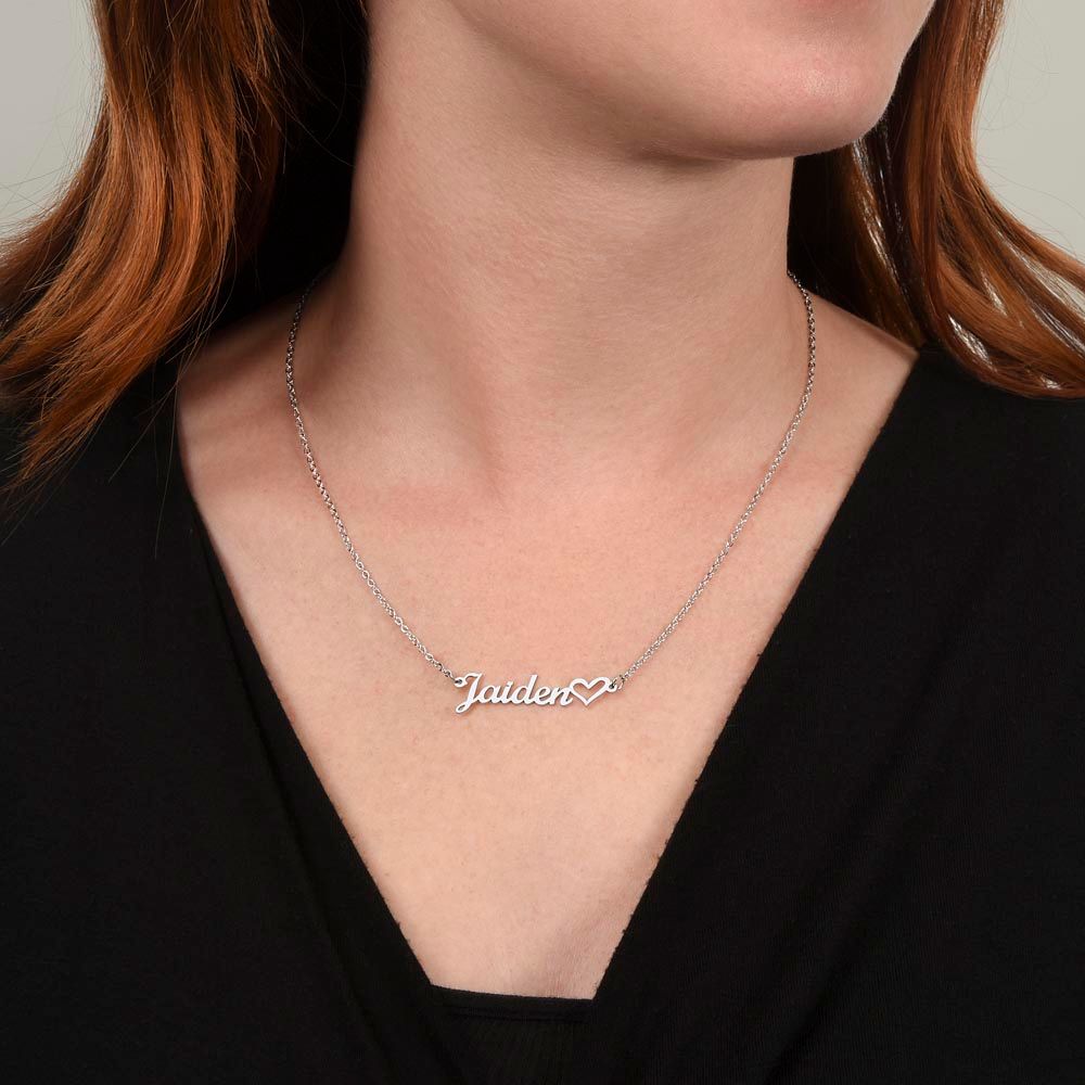 I love Your Name Necklace