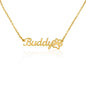 I Love My Pet's Name Necklace