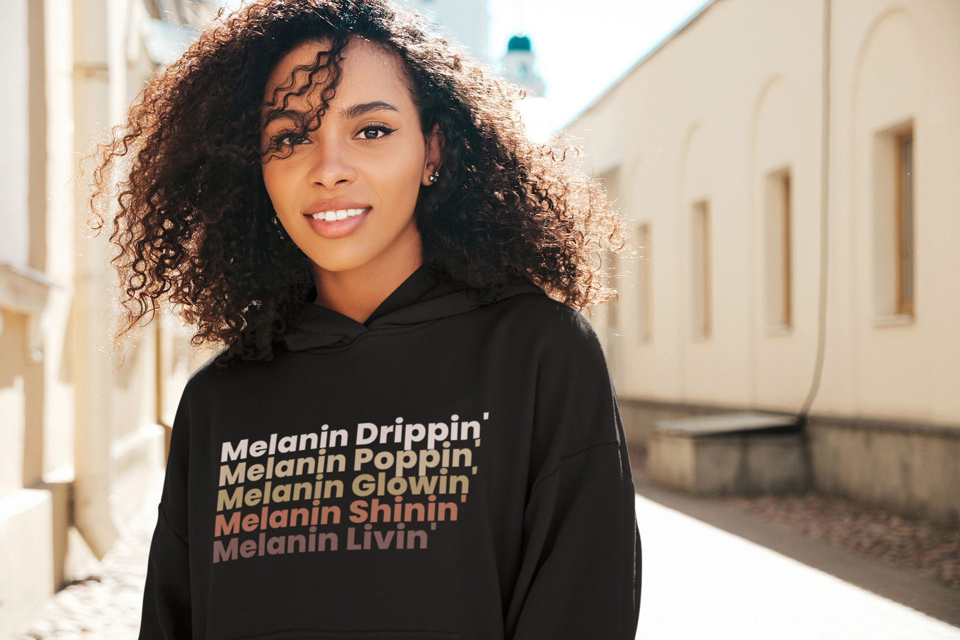 Melanin Drippin' Unisex Hoodie – The Reign of Zion