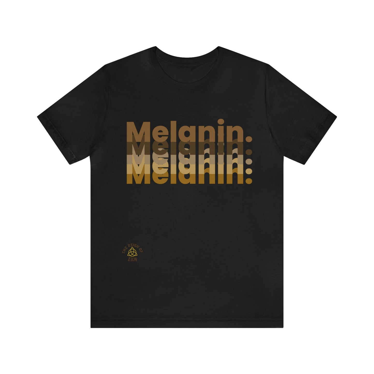 "Melanin" Black Shirt - Represent Your Beautiful Skin Tone