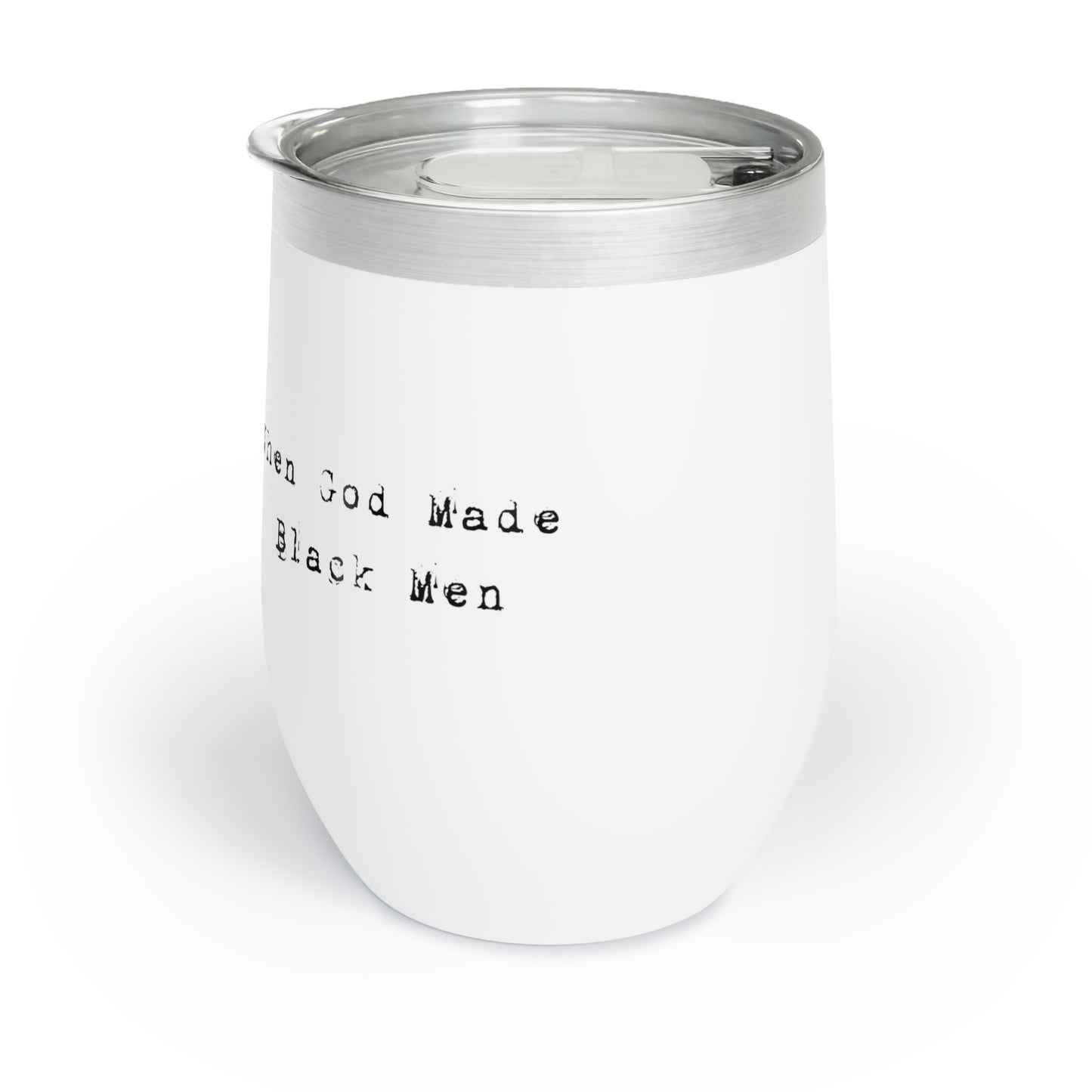 When God Made Black Men 12 oz Tumbler