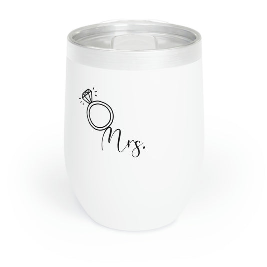 Mrs. Good For Wine Tumbler-Black