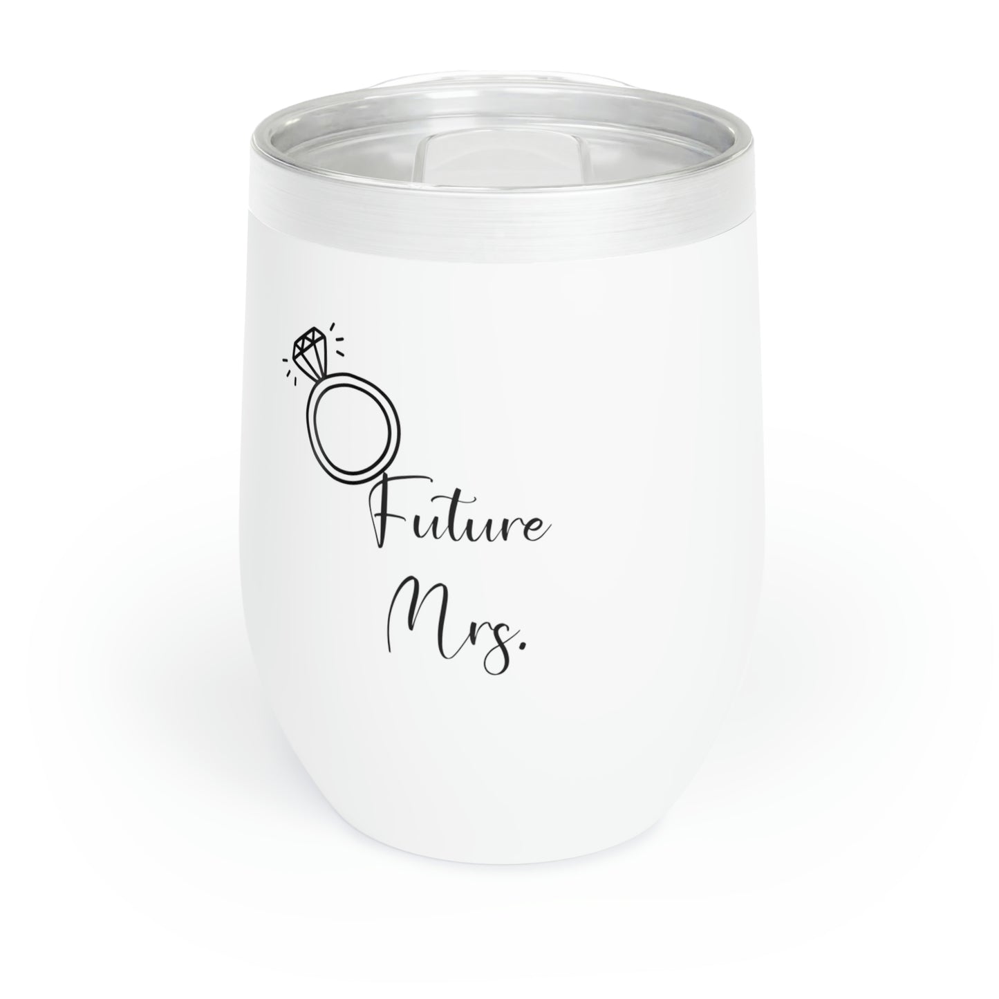 Future Mrs. Good For-Wine Tumbler Black