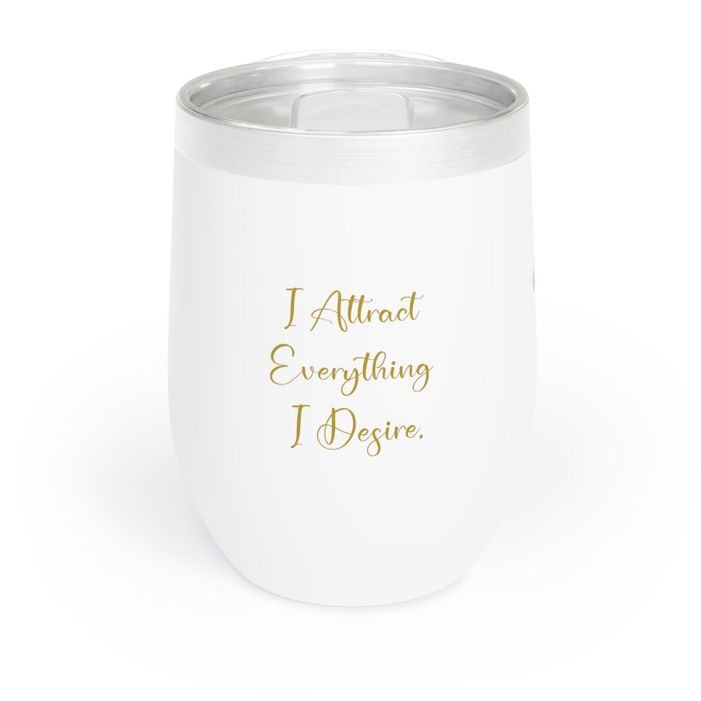 Custom "Believe and Receive" Wine Tumbler