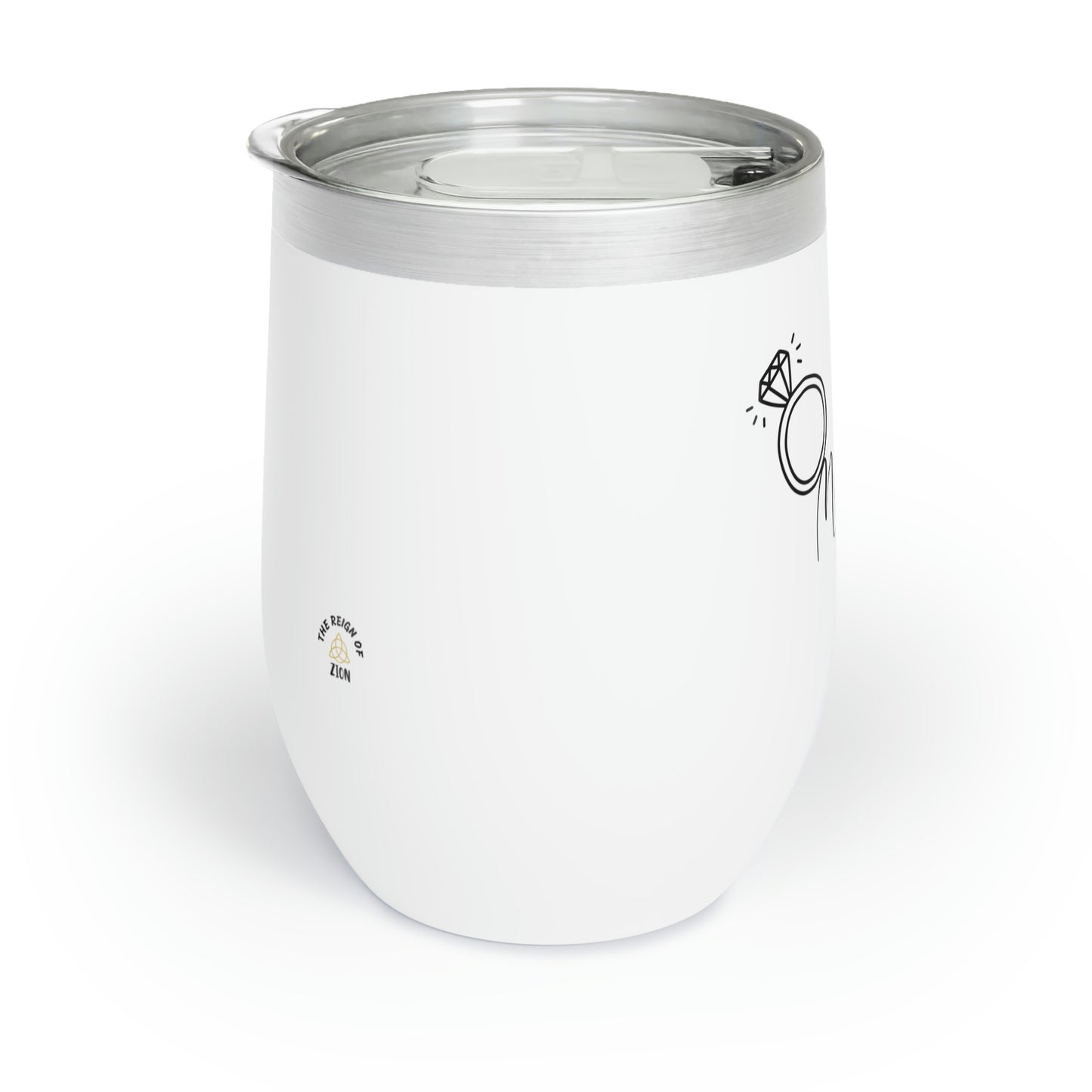 Mrs. Good For Wine Tumbler-Black