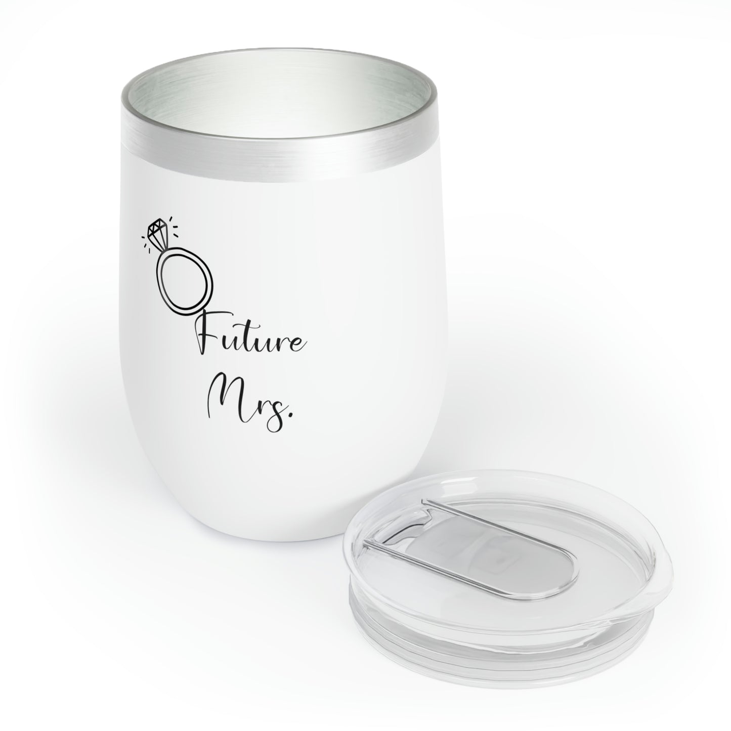 Future Mrs. Good For-Wine Tumbler Black