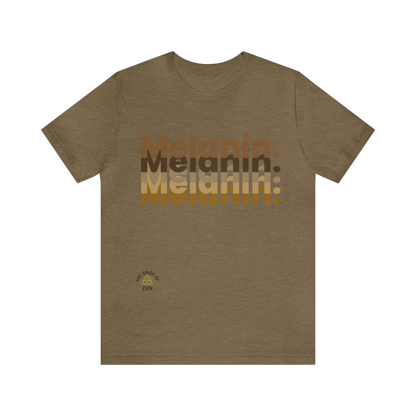 "Melanin" Black Shirt - Represent Your Beautiful Skin Tone