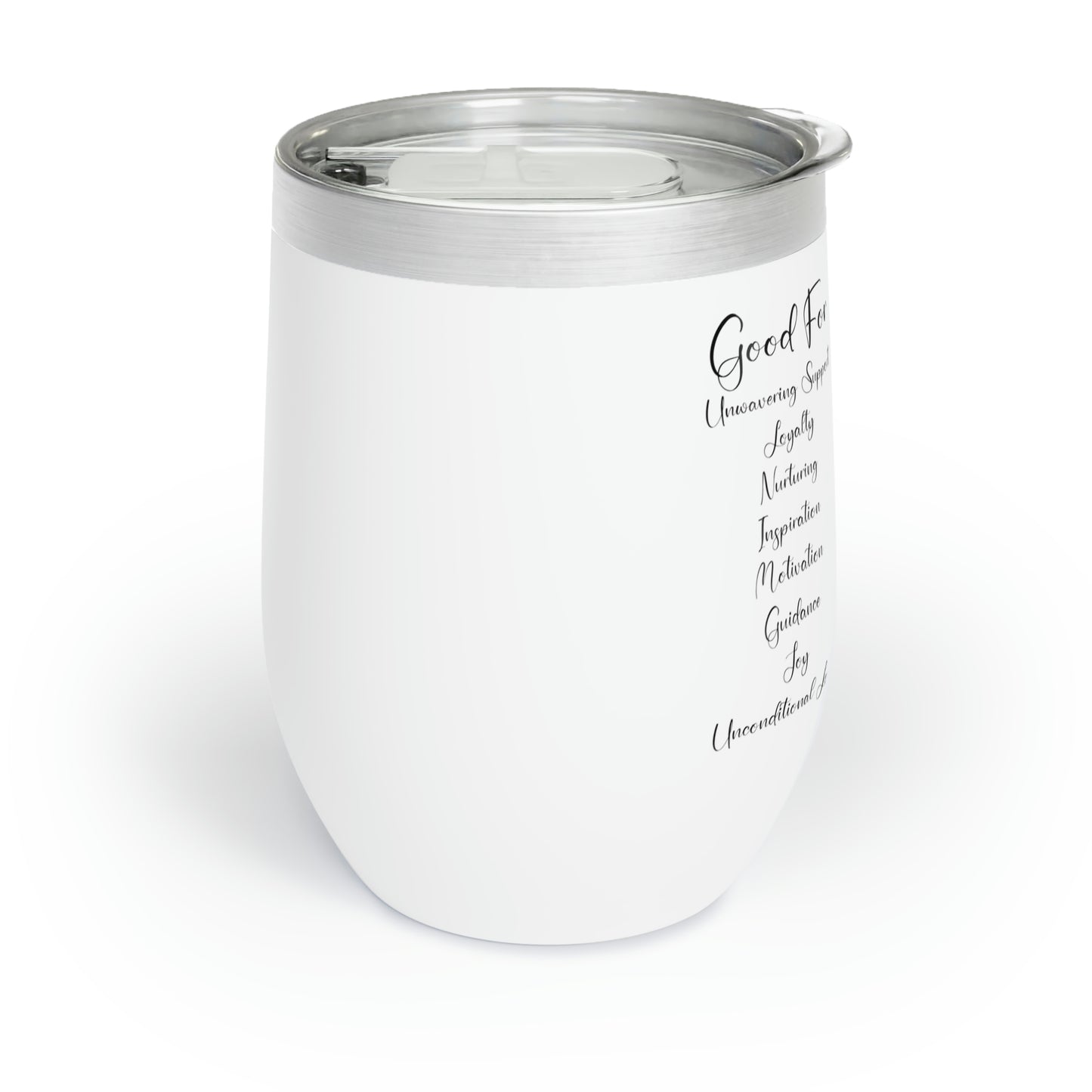 Mrs. Good For Wine Tumbler-Black