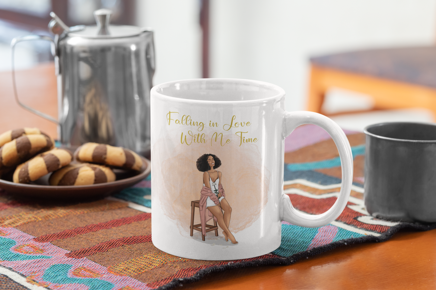 Falling In Love with Me Time- Pink Mug