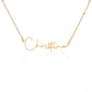Name Necklace in The Reign of Zion Custom Signature Necklace
