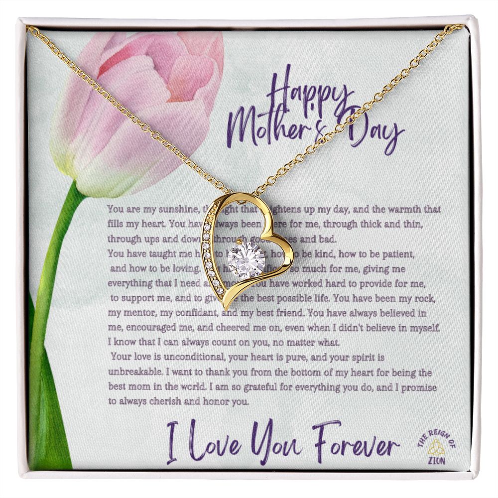 My Forever Love Necklace Happy Mother's Day