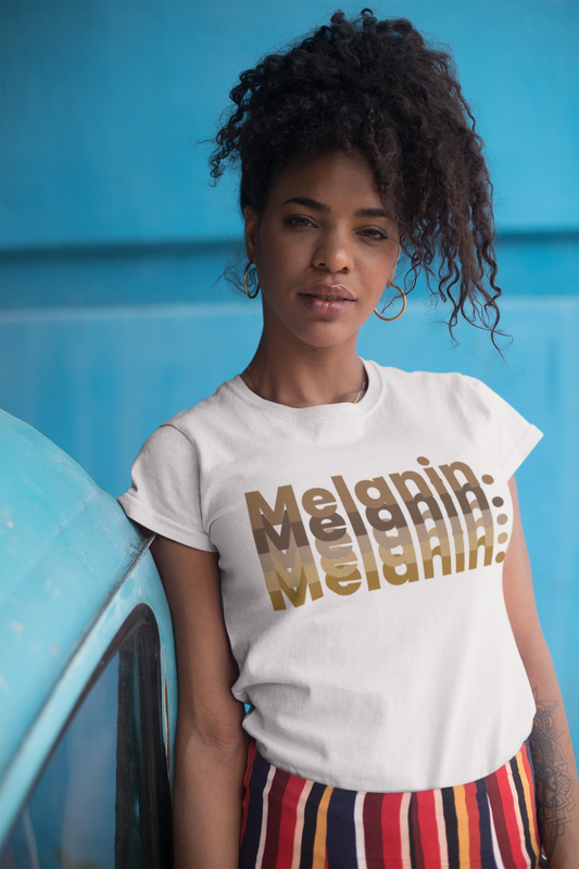 "Melanin" Black Shirt  - Represent Your Beautiful Skin Tone