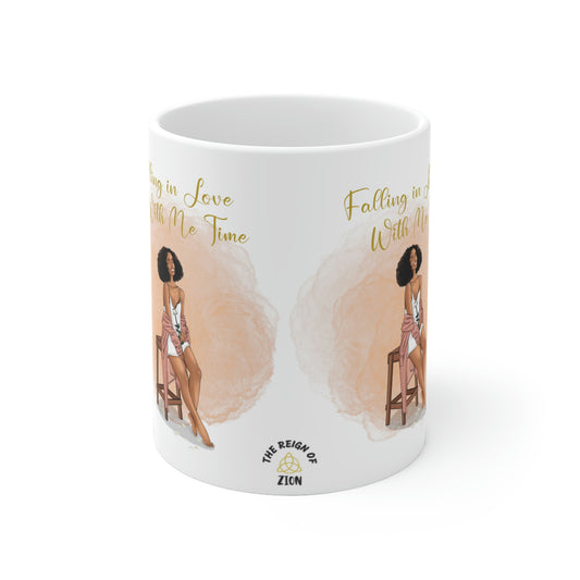 Falling In Love with Me Time- Pink Mug